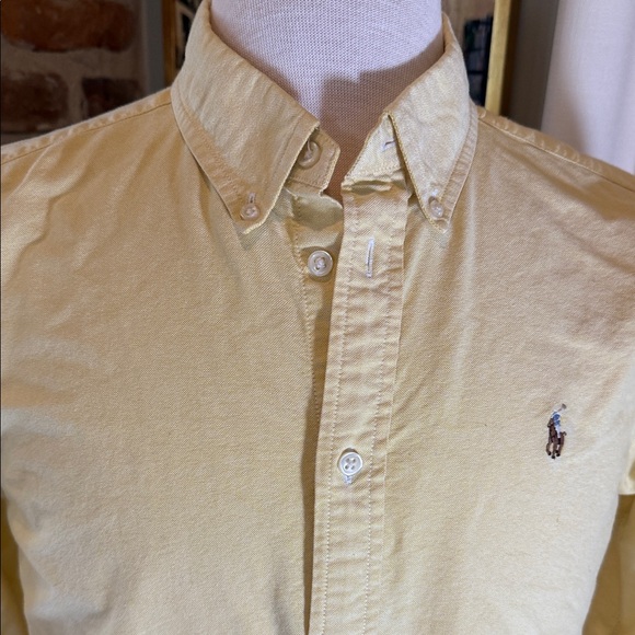 Polo by Ralph Lauren Kids Yellow Button Down Shirt - Picture 2 of 4